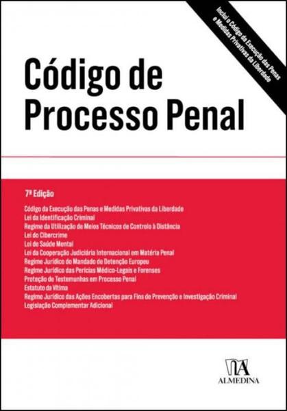 Imagem de Codigo de processo penal - 07ed/21 - ALMEDINA