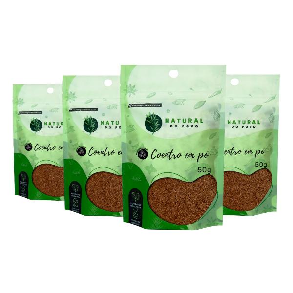 Coentro em Pó 100% Orgânico Puro Em Alta Qualidade Kit 4 Premium 50g Pouch - Natural do Povo Imagem de Coentro em Pó 100% Orgânico Puro Em Alta Qualidade Kit 4 Premium 50g Pouch