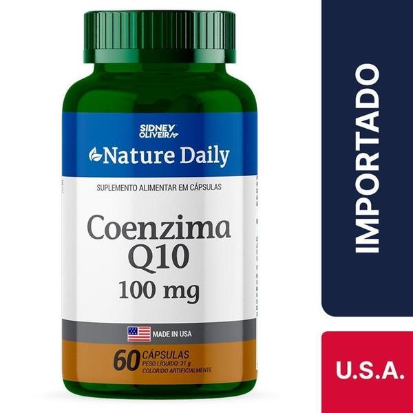 Imagem de Coenzima Q10 100 Mg Nature Daily Made In Usa 60 Cápsulas