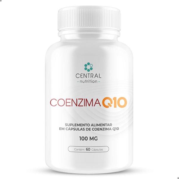 Imagem de Coenzima Q10 100mg COQ10 60 Capsulas Central Nutrition