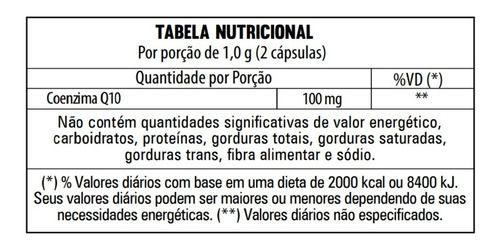 Imagem de Coenzima Q10 100mg Por Porção Flora Nativa 60 Cápsulas