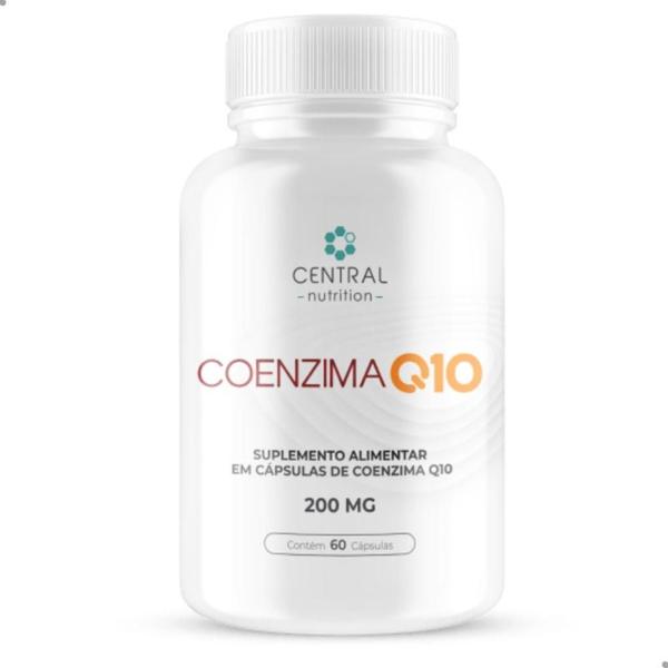 Imagem de Coenzima Q10 200mg COQ10 60 Capsulas Central Nutrition