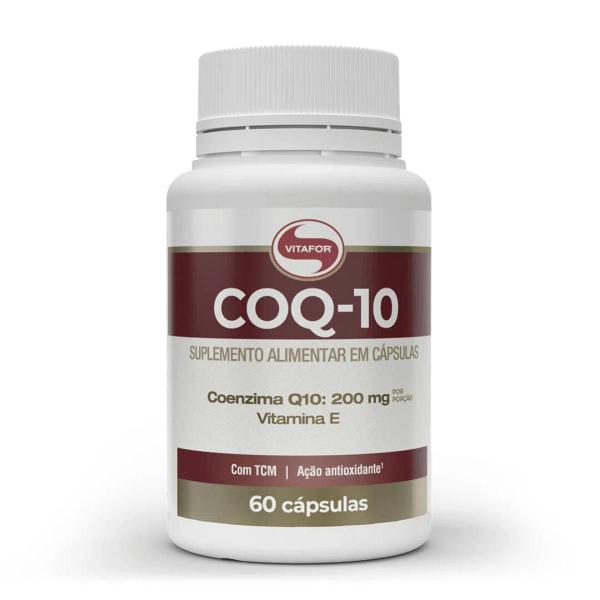 Imagem de Coenzima Q10 200mg Vitamina E 60 Caps Vitafor