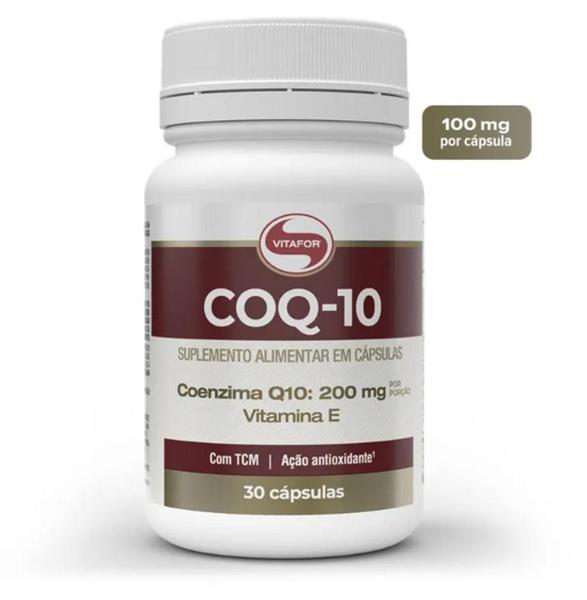 Imagem de Coenzima Q10 - 30 cap (200mg p/ porção) - Vitafor