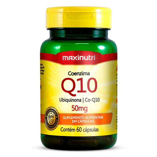 Imagem de Coenzima q10 50mg Maxinutri 60 Cápsulas