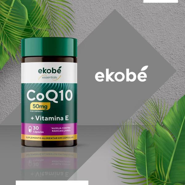 Imagem de Coenzima Q10 50mg + Vitamina E 30 Cápsulas Ekobé