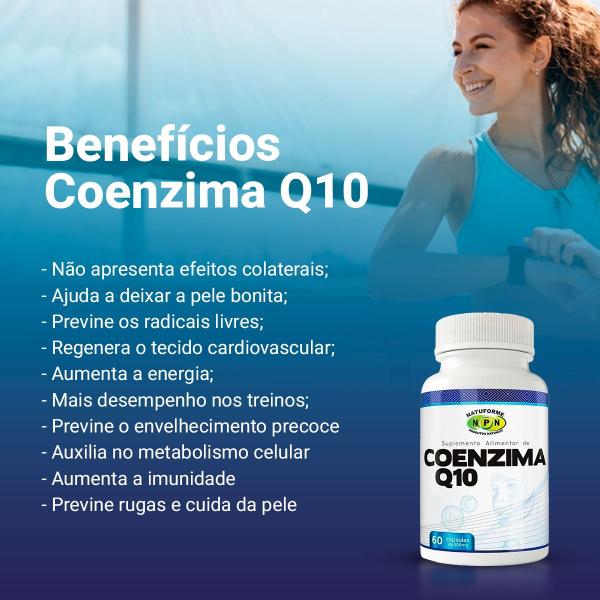 Imagem de Coenzima Q10 60 Cápsulas 500mg Nutrientes Naturais Natuforme