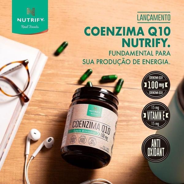 Imagem de Coenzima Q10 Com 60 Cápsulas (100Mg) - Nutrify