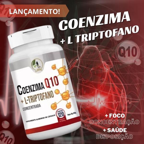 Imagem de Coenzima Q10 Com L- Triptofano 500mg 120 Cápsulas Fits Life