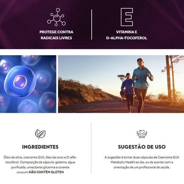 Imagem de Coenzima Q10 Com Vitamina E - (60 Softgels) - Puravida