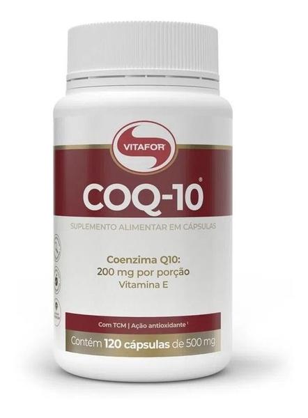 Imagem de Coenzima Q10 Coq 10 200mg Por Poção Com 120 Capsulas Vitafor