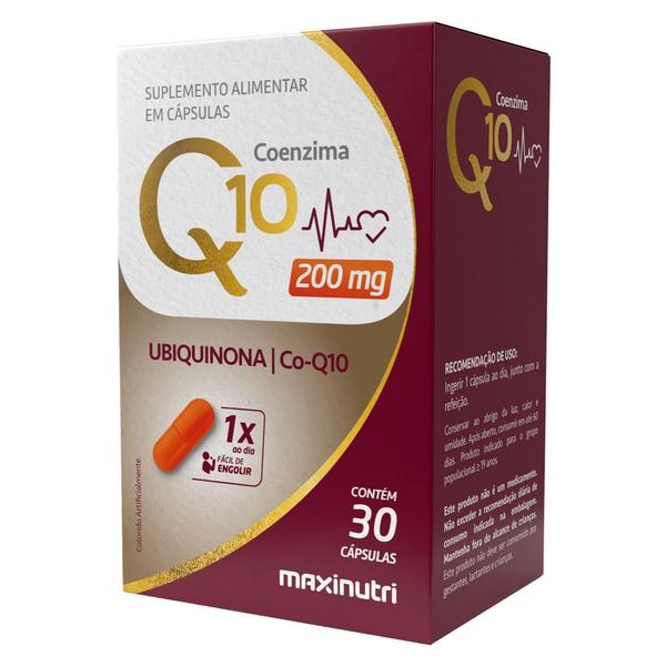 Imagem de Coenzima Q10 Gold 200mg 30 caps Maxinutri