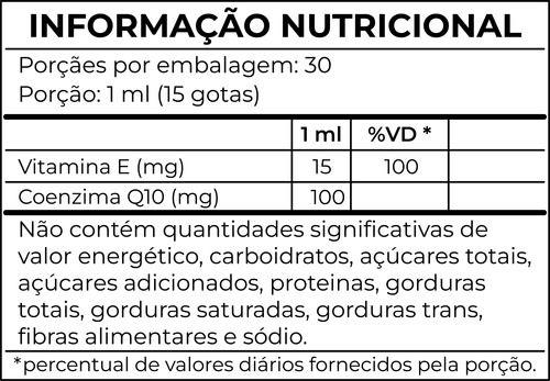 Imagem de Coenzima Q10 Gotas 100mg 6 X 30ml Flora Nativa