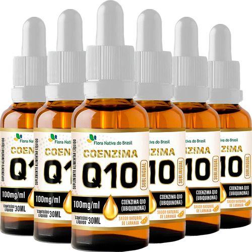 Imagem de Coenzima Q10 Gotas 100mg 6 X 30ml Flora Nativa