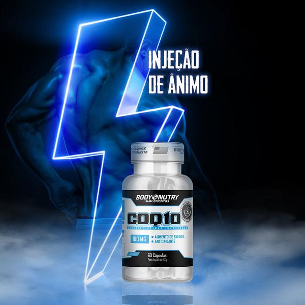 Imagem de Coenzima Q10 Importada 100mg (ubiquinona) C/ 60 Cápsulas - Body Nutry 