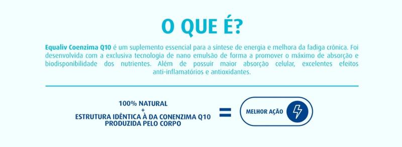 Imagem de Coenzima Q10 Liquida de 15 ml Sem Sabor-Equaliv