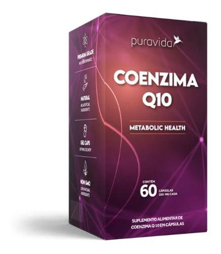 Imagem de Coenzima Q10 Metabolic Health Puravida 60 Cápsulas