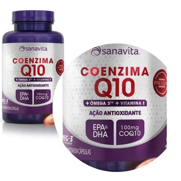 Imagem de Coenzima Q10 + Ômega3 tg + Vitamina E - SANAVITA