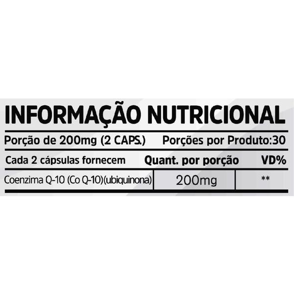 Imagem de Coenzima Q10 Ubiquinona 200Mg 60 Capsulas Nutrivitalle