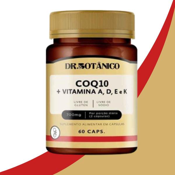 Imagem de Coenzima q10 + vitaminas - a d e k2 60 capsulas dr botanico