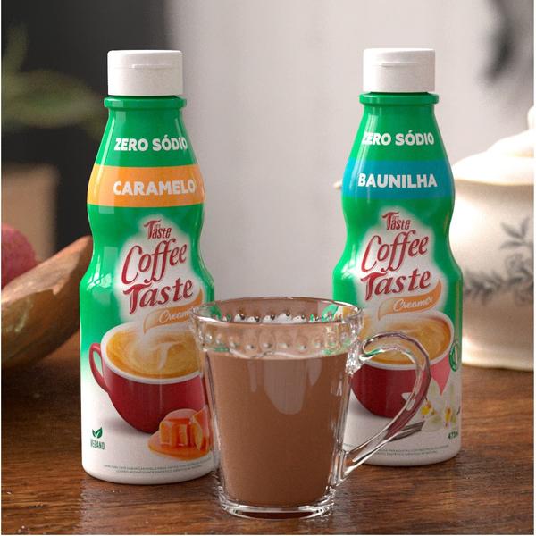 Coffee Taste Caramelo Mistura para café - Mrs Taste 473ml - Smart Foods Imagem de Coffee Taste Caramelo Mistura para café - Mrs Taste 473ml