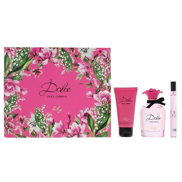 Imagem de Coffret Dolce Gabbana Dolce Lily Kit - Perfume Feminino EDT + Body Lotion + Travel Size