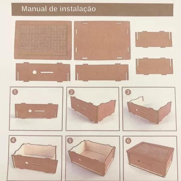 Imagem de Cofre 10 Mil Caixa De Dinheiro Em MDF Cofre De Moedas Com Contador Cores