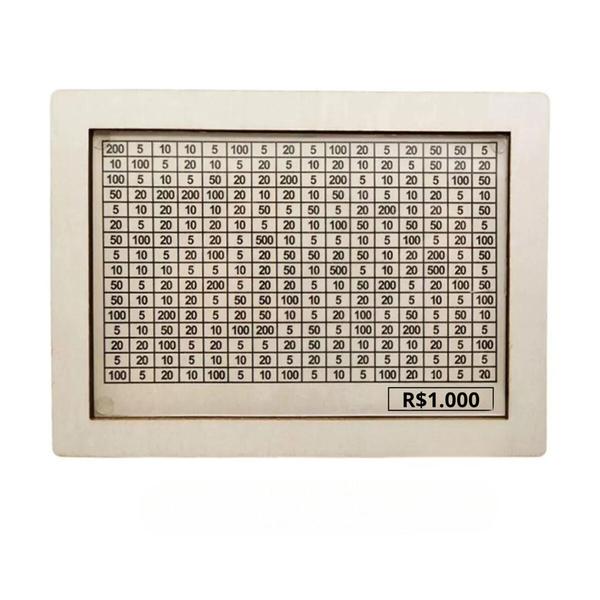 Cofre Desafio 1 K Caixa De Dinheiro Poupança Cofrinho Em MDF Cores - Ana Decorações Imagem de Cofre Desafio 1 K Caixa De Dinheiro Poupança Cofrinho Em MDF Cores