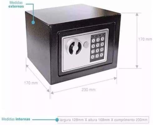 Imagem de Cofre Eletrônico Digital com Senha e Chave