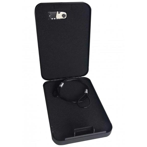Cofre Portátil Com Senha (4,5x16,5x24cm) CH-45C Para Armas e Documentos - Pelegrin Imagem de Cofre Portátil Com Senha (4,5x16,5x24cm) CH-45C Para Armas e Documentos
