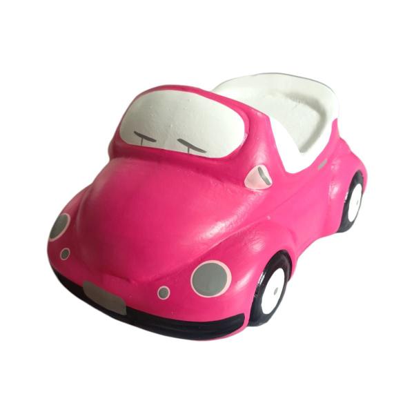 Imagem de Cofrinho Fusca Pink de Ceramica Boneca Cofre Decoração