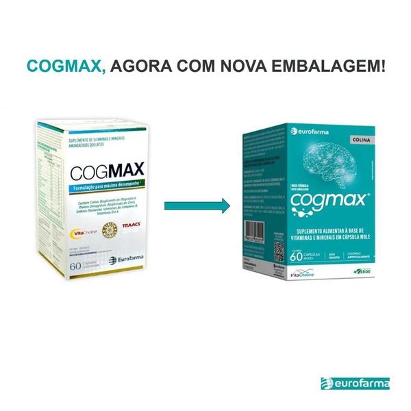 Imagem de Cogmax colina com 60 cápsulas