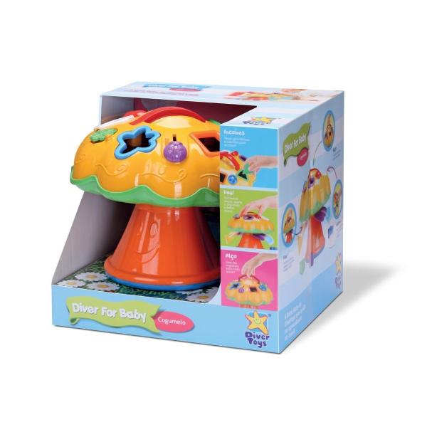 Cogumelo atividades diver for baby pedagógico - divertoys Imagem de Cogumelo atividades diver for baby pedagógico - divertoys