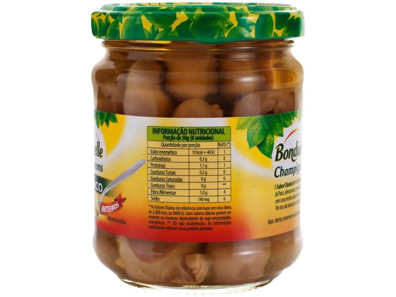 Cogumelo Champignon em Conserva Inteiro - Bonduelle Clássico 180g Imagem de Cogumelo Champignon em Conserva Inteiro - Bonduelle Clássico 180g