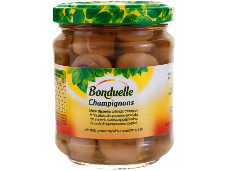 Cogumelo Champignon em Conserva Inteiro - Bonduelle Clássico 180g Imagem de Cogumelo Champignon em Conserva Inteiro - Bonduelle Clássico 180g