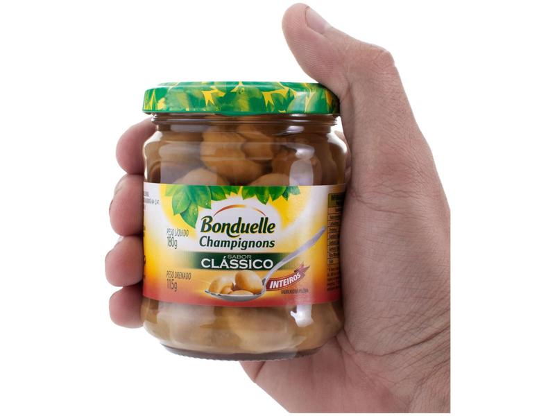 Cogumelo Champignon em Conserva Inteiro - Bonduelle Clássico 180g Imagem de Cogumelo Champignon em Conserva Inteiro - Bonduelle Clássico 180g