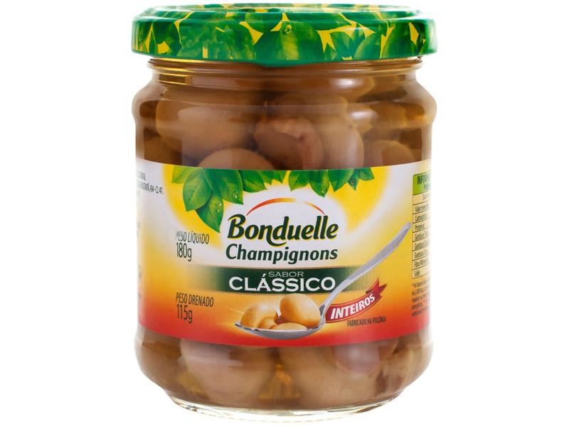 Cogumelo Champignon em Conserva Inteiro - Bonduelle Clássico 180g Imagem de Cogumelo Champignon em Conserva Inteiro - Bonduelle Clássico 180g