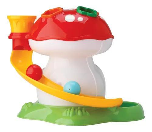 Imagem de Cogumelo Didático Infantil Educativo Pecinhas De Encaixar -Samba Toys