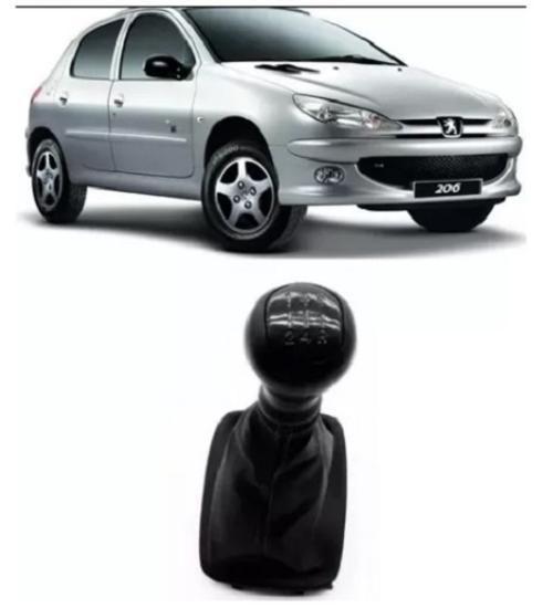 Imagem de Coifa Cambio Manopla Bola Preta Peugeot 206 206 Sw