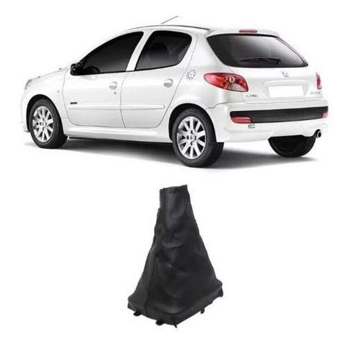 Imagem de Coifa Cambio Peugeot 207 / 207 Sw Napa Preta Com Base