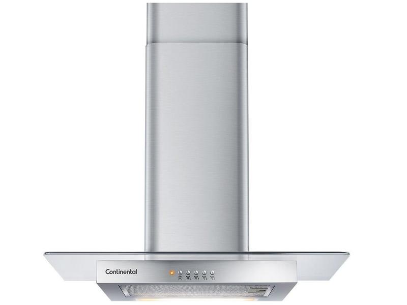Coifa de Parede Continental 60cm 4 Bocas Inox - 3 Velocidades CC6VX Coifa de Parede Continental 60cm 4 Bocas Inox - 3 Velocidades CC6VX