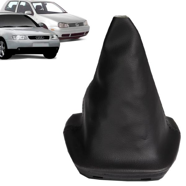 Imagem de Coifa Do Cambio Vw Golf 1998 Até 2007 E A3 1997 Até 2000 Preto C/ Base