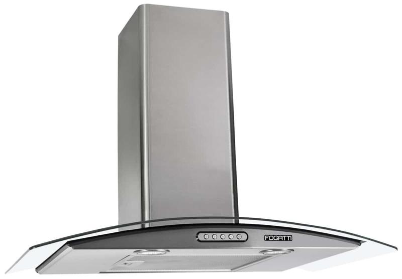 Coifa Exaustor de Parede 70cm Vidro Curvo Fogatti Coifa Exaustor de Parede 70cm Vidro Curvo Fogatti