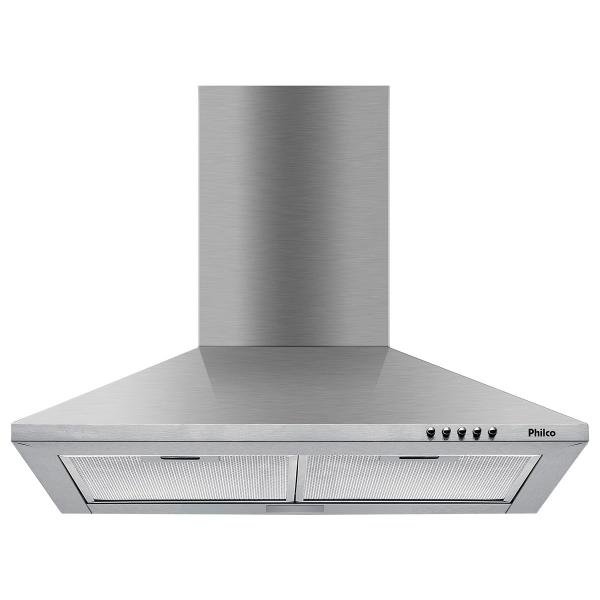 Coifa Pirâmide Philco 60cm 2 em 1 Inox 4 Bocas PCO62I