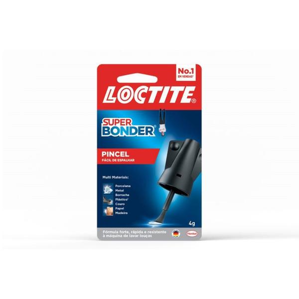 Imagem de Cola Adesivo Instantâneo Super Bonder Pincel 4G Loctite