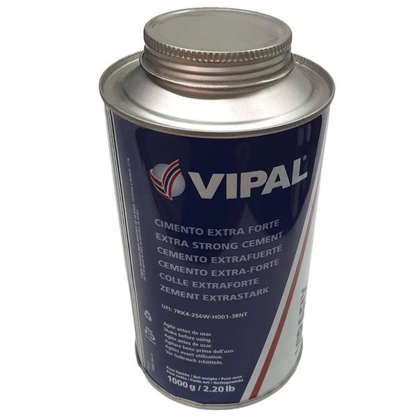 Imagem de Cola Cimento Vipafix Vipal Borracha Madeira Tecido Metal Lata de 1 Kg