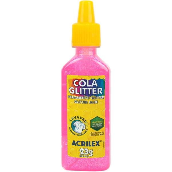 Imagem de Cola com Glitter Tubo 23G. PINK