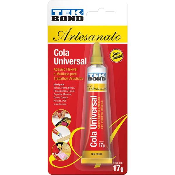 Imagem de Cola de ALTA Resistência Universal Artesanato 17G - Caixa com 12