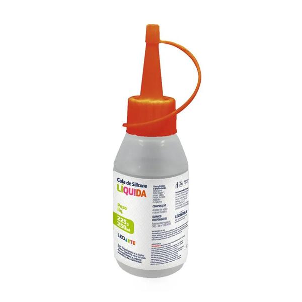 Cola de Silicone 100ml Líquida EVA Isopor Cola P/ Artesanato Transparente - Leonora Imagem de Cola de Silicone 100ml Líquida EVA Isopor Cola P/ Artesanato Transparente