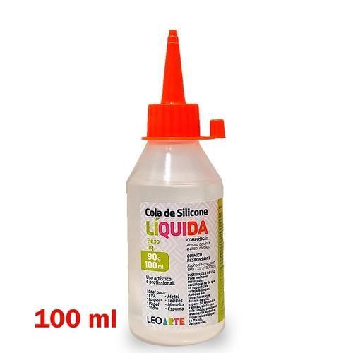 Cola de Silicone 100ml Líquida EVA Isopor Cola P/ Artesanato Transparente - Leonora Imagem de Cola de Silicone 100ml Líquida EVA Isopor Cola P/ Artesanato Transparente